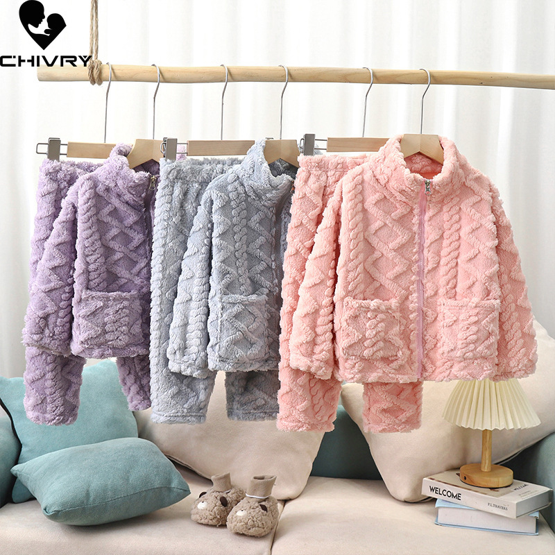 Winter Clothing For Babies - Nuovi bambini inverno addensare caldo pigiama