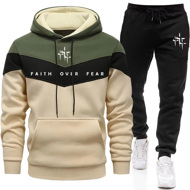 Winter Clothing For Men - Tuta da Uomo 'Faith Over Fear'