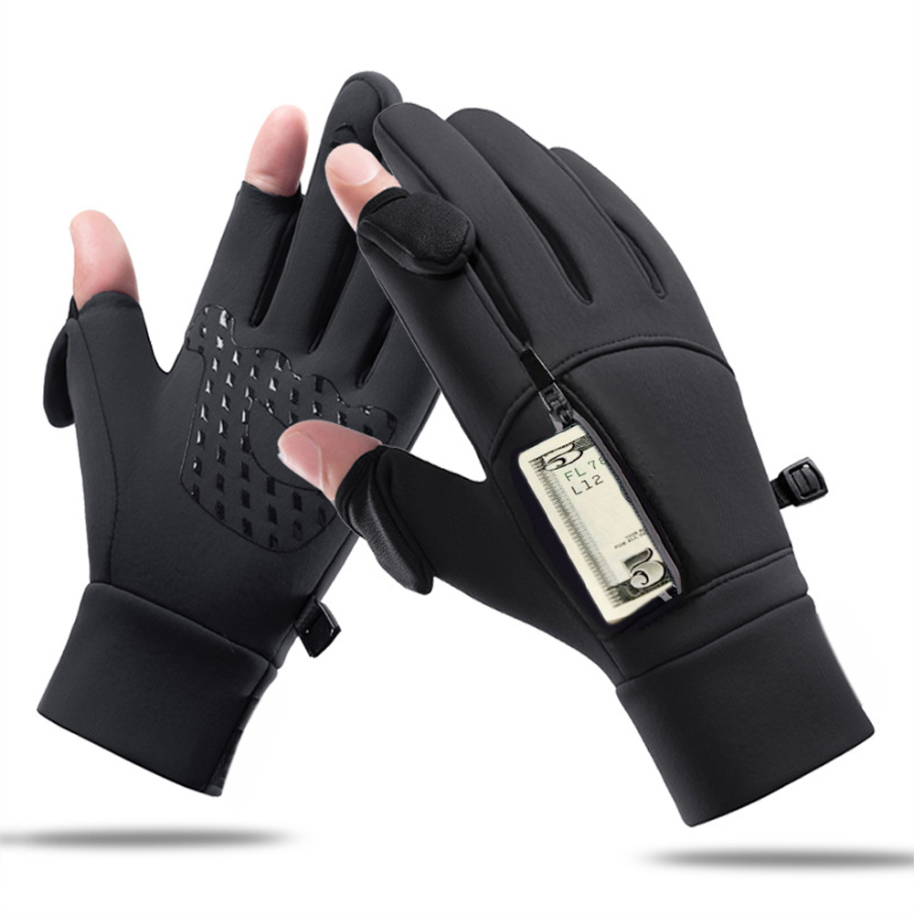 Waterproof Mitten Ski - Guanti Invernali Caldi con Due Dita