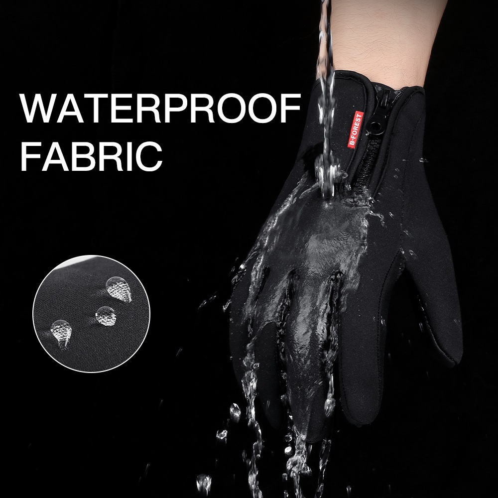 Waterproof Mitten Ski - Guanti da ciclismo caldi autunno inverno