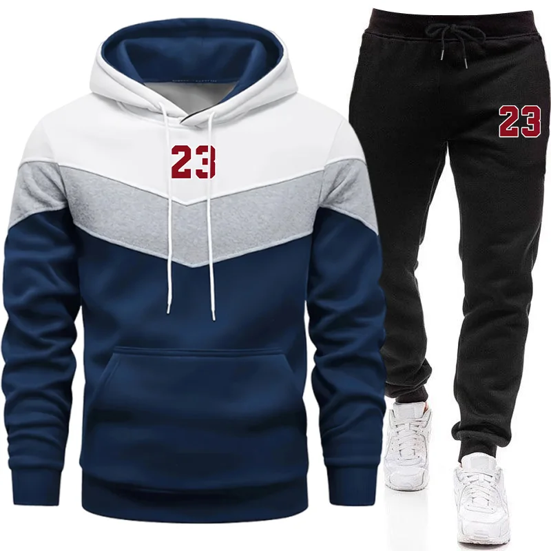 Quality Winter Clothing - Nuova Tuta Sportiva da Uomo, Felpa