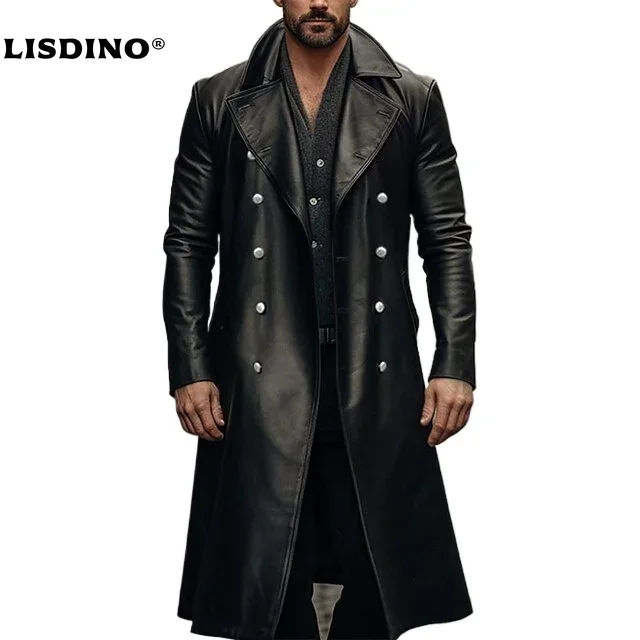 Winter Clothing Essentials - Giacca in pelle da uomo invernale