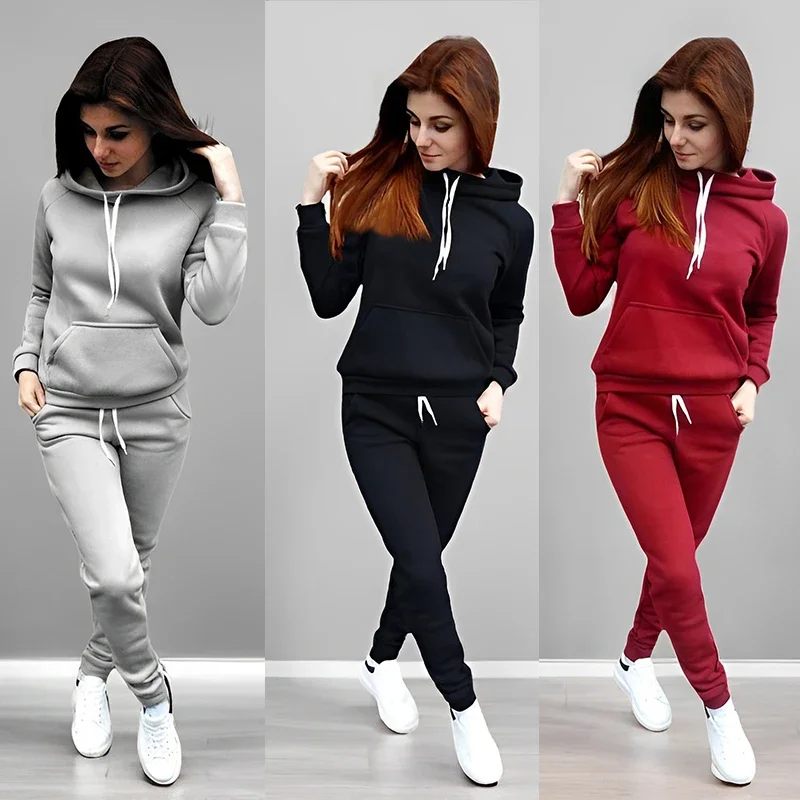 Quality Winter Clothing - Completo da Jogging da Donna Autunno