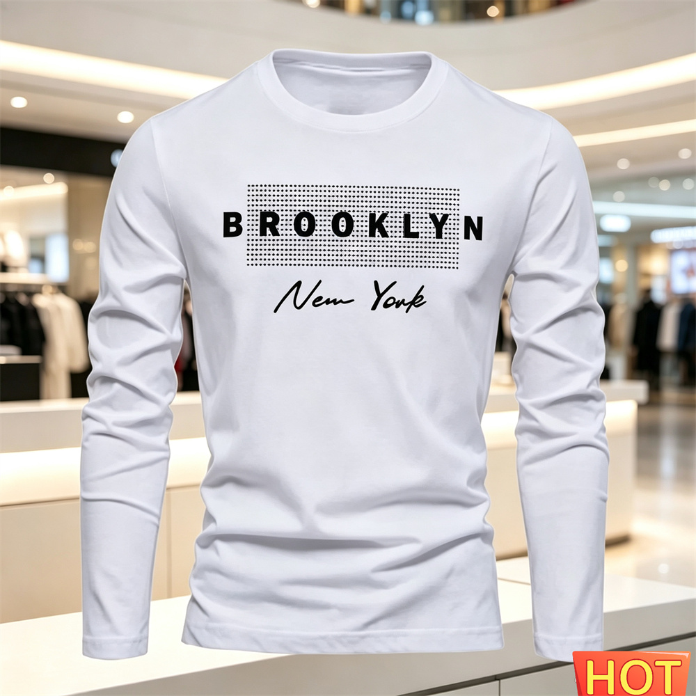 Winter Clothing For Men - T-shirt casual da uomo in cotone