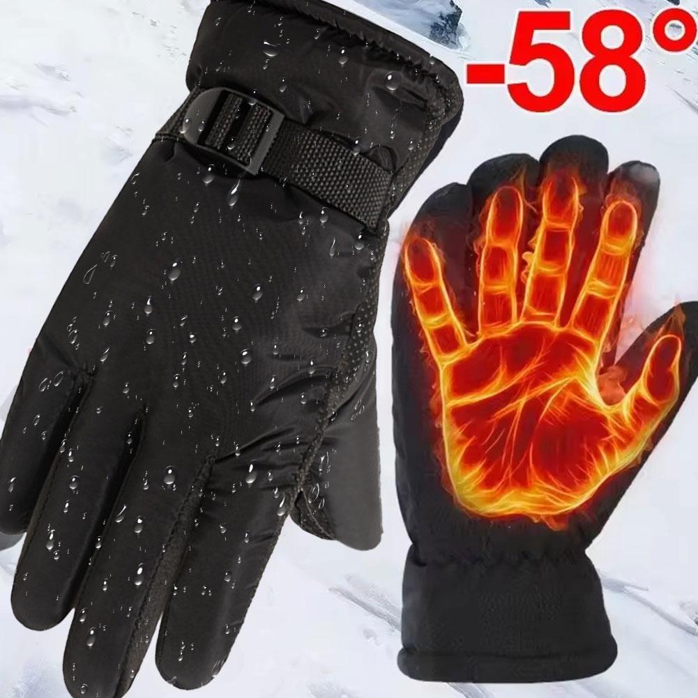 Waterproof Mitten Ski - Guanti da sci invernali caldi con