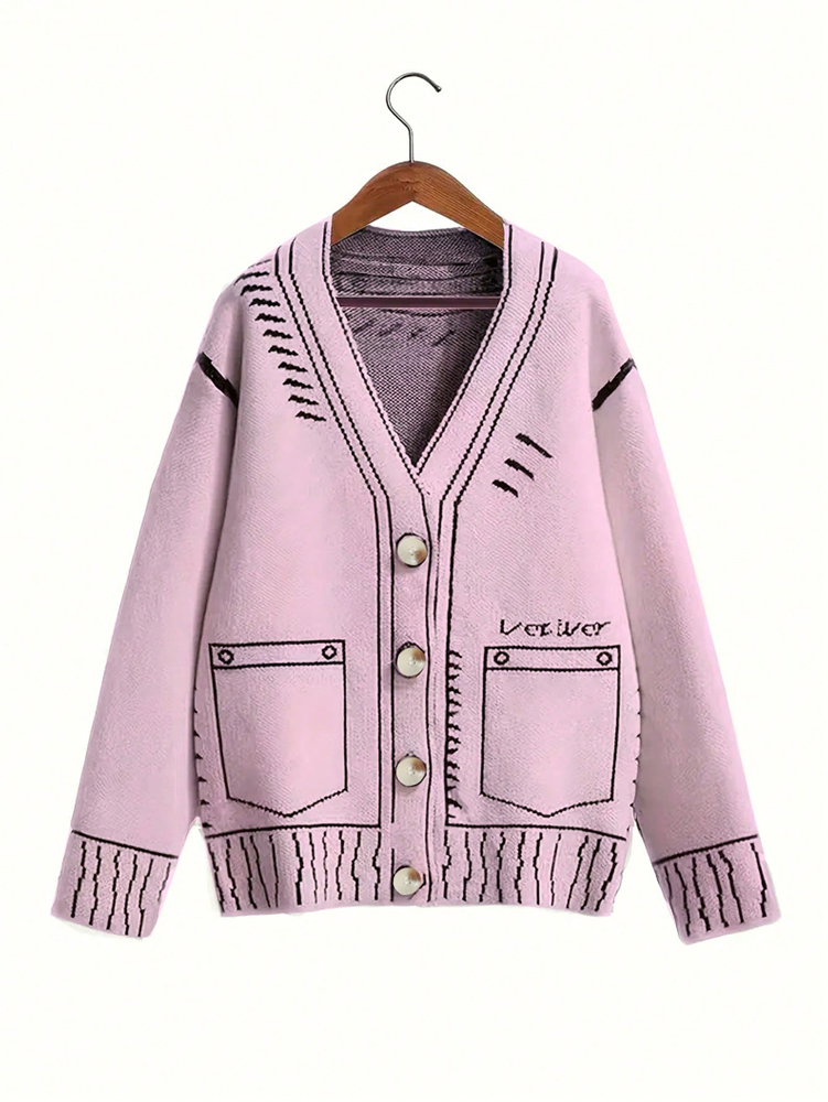 Winter Clothing Essentials - Cardigan abbottonato da donna taglie forti