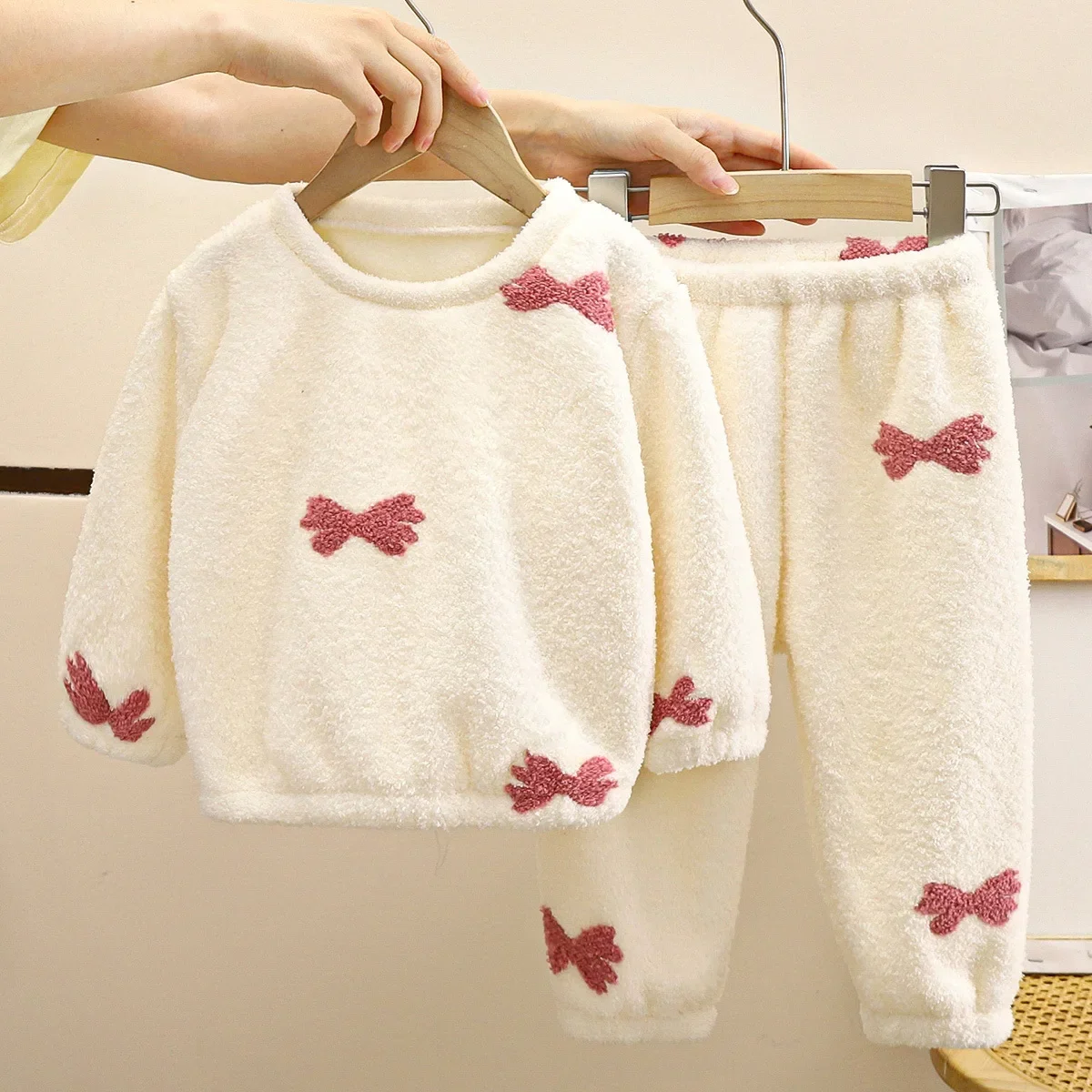 Winter Clothing For Babies - Nuovi bambini Autunno Inverno Addensare Pigiama