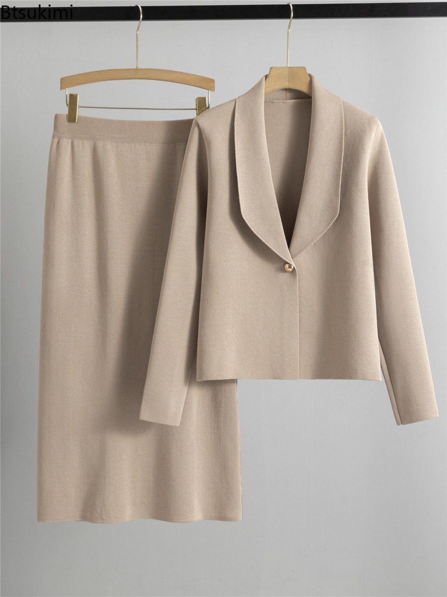 Winter Clothing Essentials - Completo in maglia due pezzi autunno