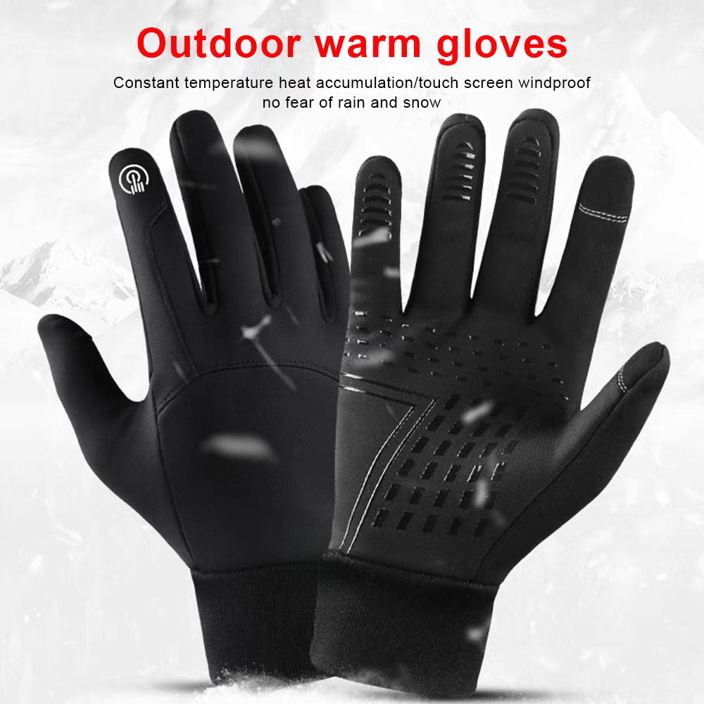 Waterproof Mitten Ski - Autunno inverno uomo donna guanti Touch