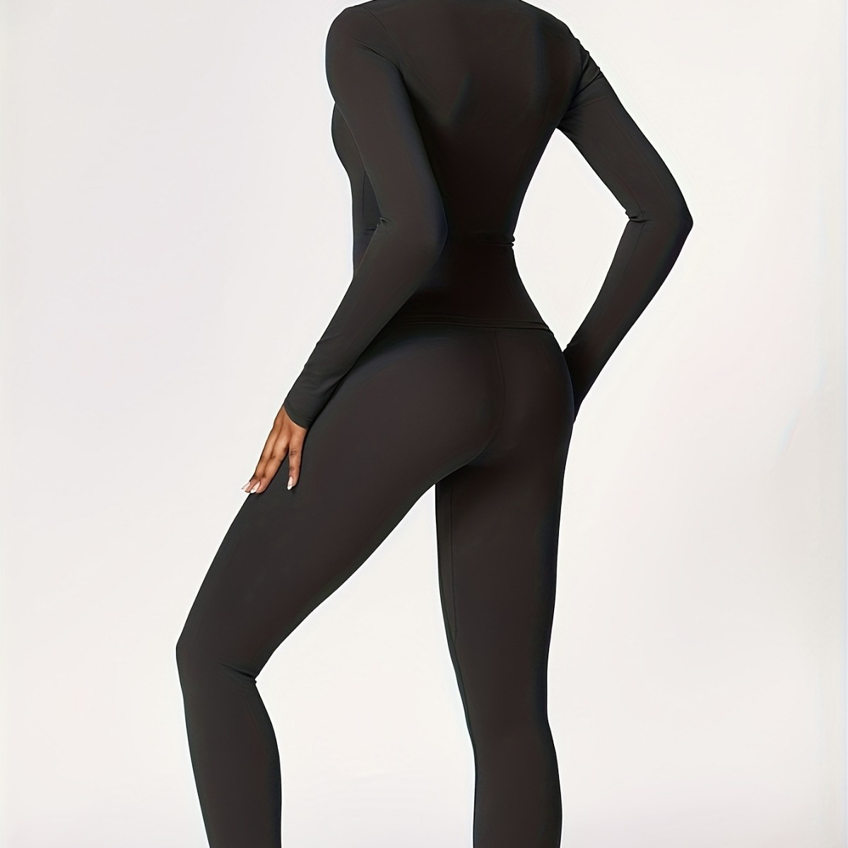 Tuta da yoga aderente a manich - Winter Clothing Color recensione e prezzo
