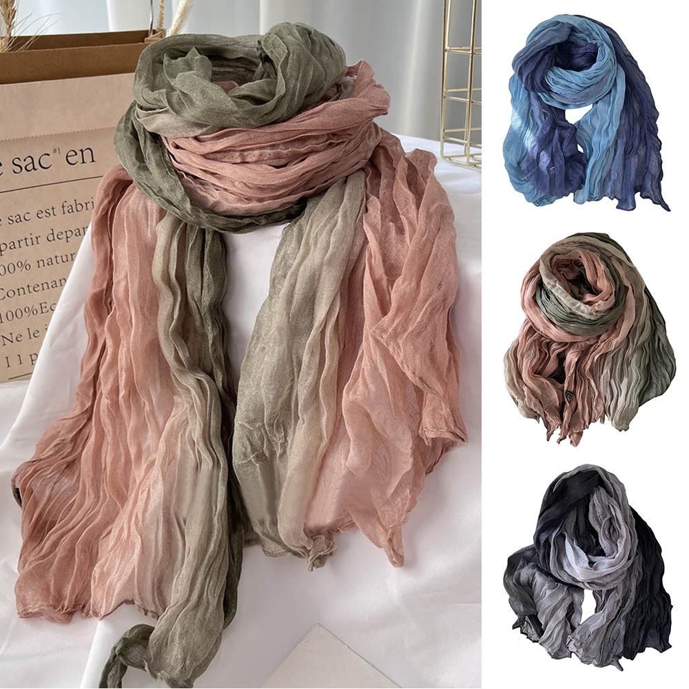 Sciarpa in cotone e lino a gra - Winter Clothing Fashion recensione e prezzo