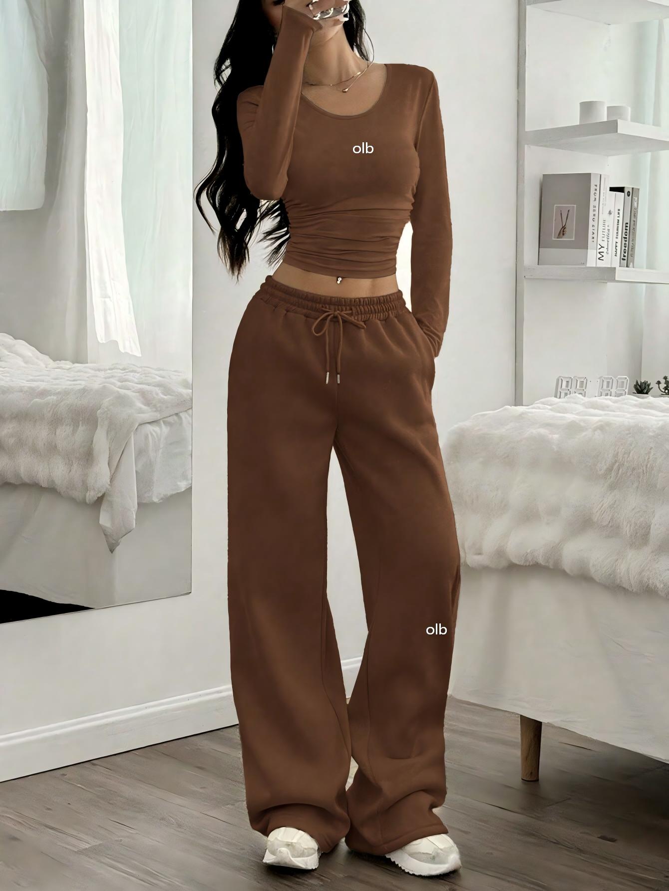 Pantaloni casual a gamba larga - Winter Clothing Color recensione e prezzo