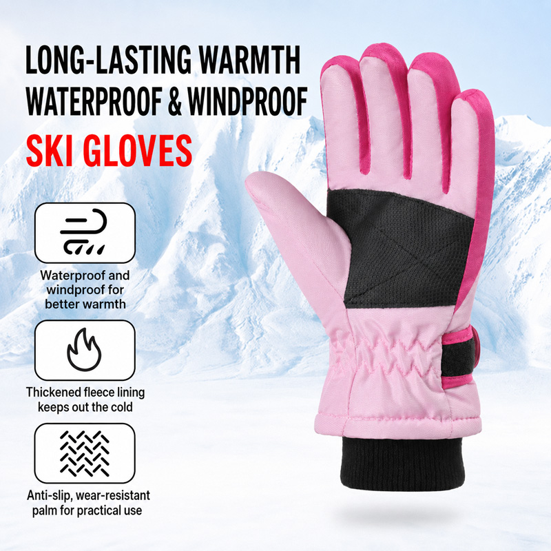 Guanti da sci invernali per ba - Waterproof Mitten Ski recensione e prezzo