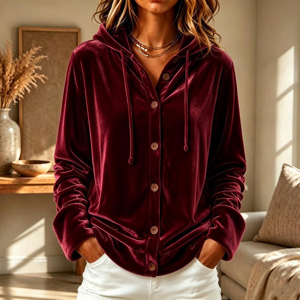 Felpa con cappuccio in velluto - Winter Clothing Types recensione e prezzo